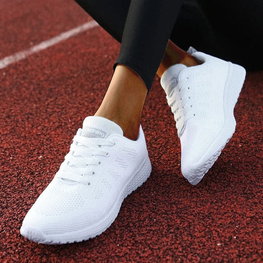 Women's Sneakers Casual Shoes Flats Air Mesh Breathable Trainers Ladies Shoes Female Sneakers Women Shoes Basket Tenis Feminino - Boutique Beauté Santé 