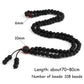 6mm Black Natural Lava Stone Bracelet Meditation Prayer Yoga 108 Mala Beads Necklace for Women Men Charm Bracelets Jewelry Gift - Boutique Beauté Santé 