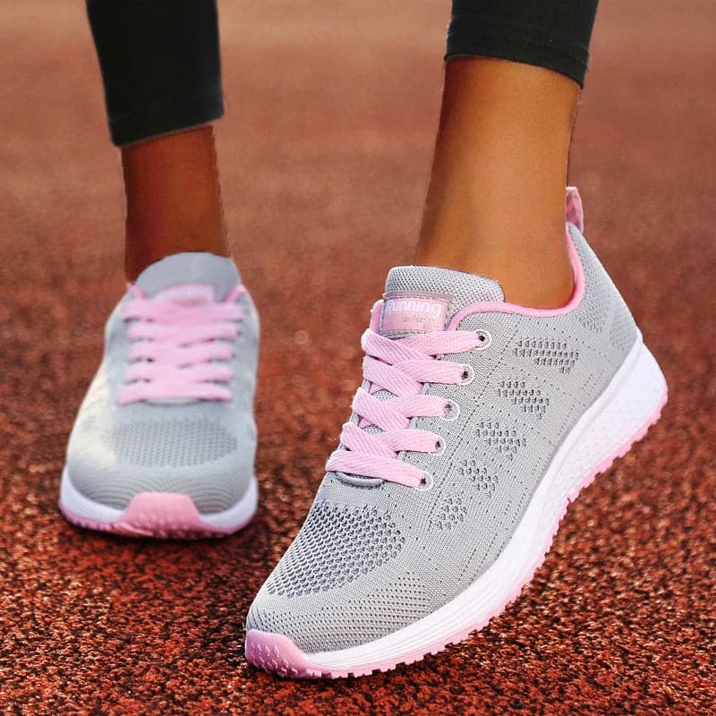 Women's Sneakers Casual Shoes Flats Air Mesh Breathable Trainers Ladies Shoes Female Sneakers Women Shoes Basket Tenis Feminino - Boutique Beauté Santé 