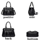 Vintage Casual Womens Shoulder Bags High Quality Leather 3 Layer Large Capacity Tote Bag 2024 Ladies Designer Messenger Bags - Boutique Beauté Santé 