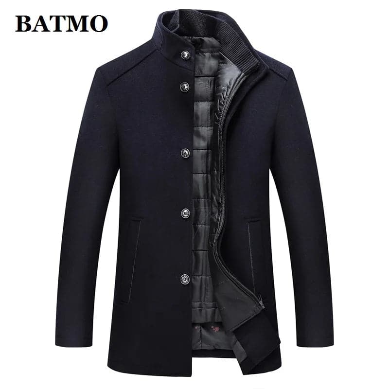 BATMO 2024 nouveauté automne et hiver haute qualité laine épaisse trench coat hommes, vestes en laine pour hommes M-XXXL AL 01 - Boutique Beauté Santé 