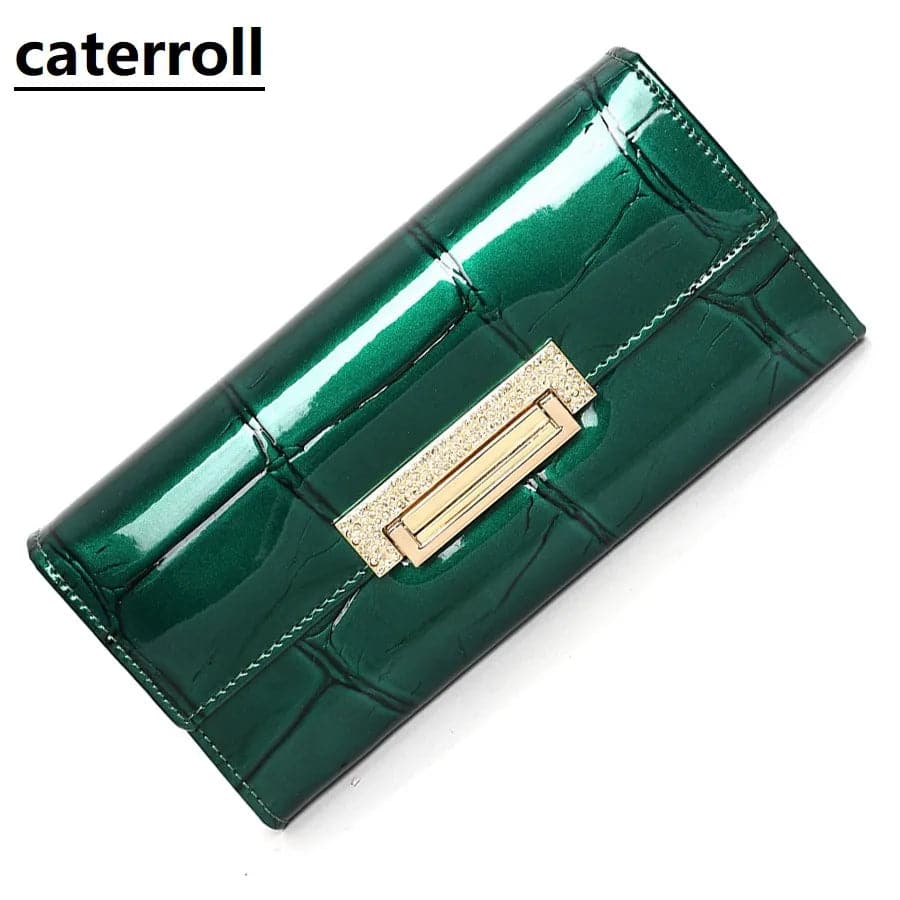 Cow Leather Wallet Women Luxury Brand Genuine Leather Woman Wallets Long Ladies Leather Purse Classic Fashion Clutch Purses - Boutique Beauté Santé 