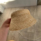 Women Handmade raffia straw hat Sun visor hat Sunscreen Lady holiday beach UV protection Topless stab INS fashion  caps - Boutique Beauté Santé 