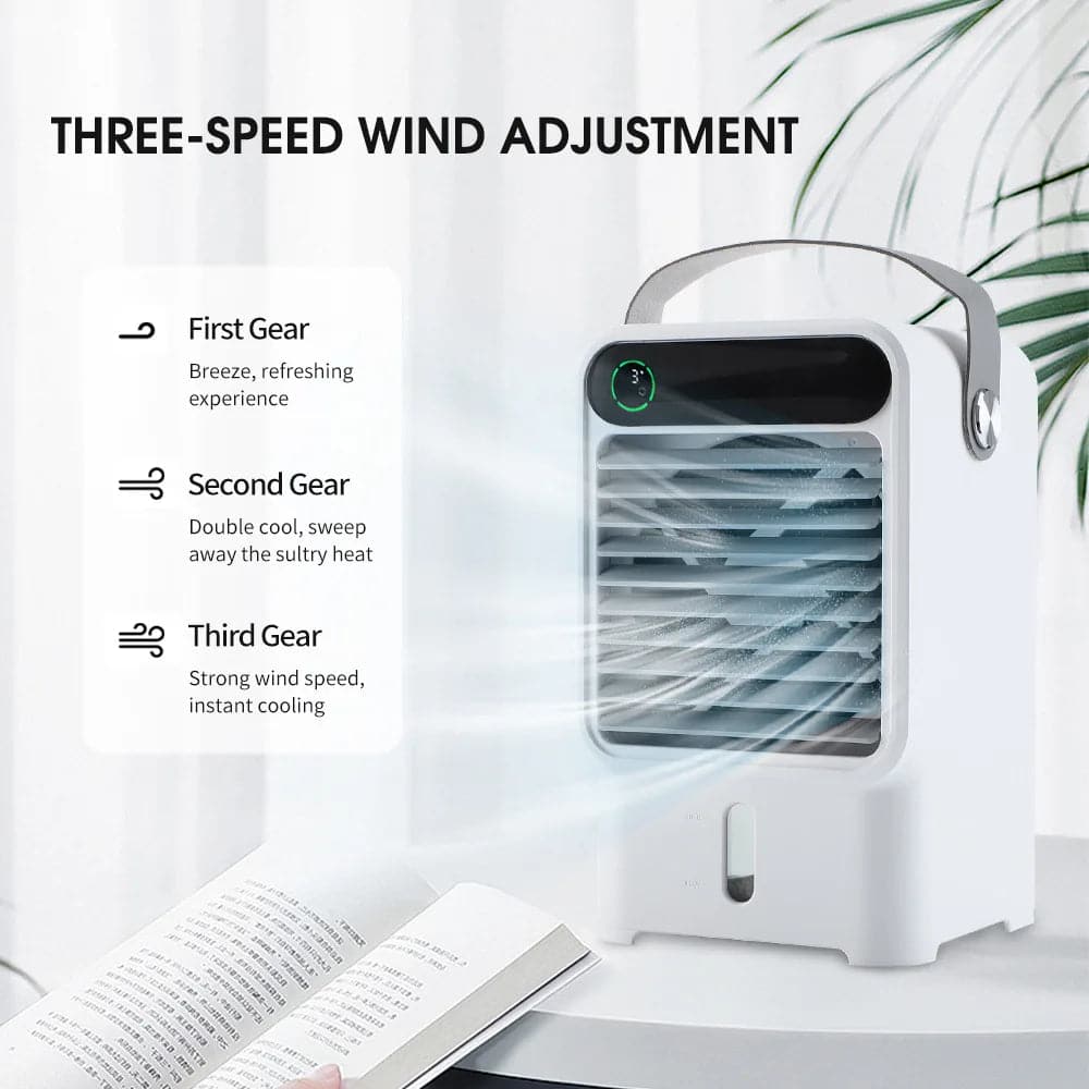 New USB Portable Colorful Air Conditioning Air Conditioner Air Cooler Fan Water Cooling Fan For Room Office Desk - Boutique Beauté Santé 