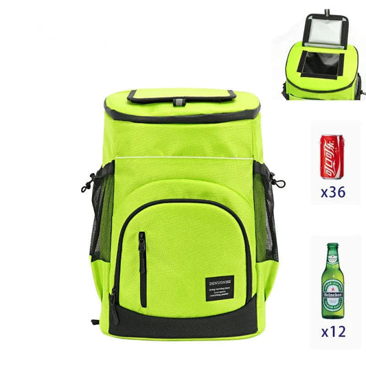 33L Refrigerator Bag Soft Large 36 Cans Insulated Cooler Backpack Thermal Isothermal Fridge Travel Beach Beer Bag mochila icebag - Boutique Beauté Santé 