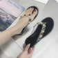 Shoes for Women Summer 2024 Thong Flat Flip Flops Rhinestone Fashion Comfort Opened Toe Luxury Sandalias Women Sandales Plates - Boutique Beauté Santé 