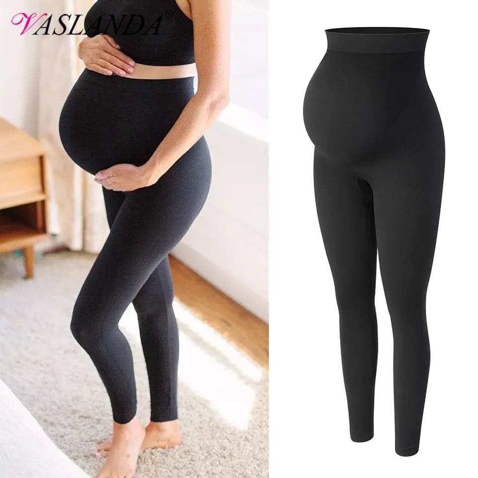 Maternity Leggings High Waist Belly Support Leggins for Pregnant Women Pregnancy Skinny Pants Body Shaping Postpartum Trousers - Boutique Beauté Santé 