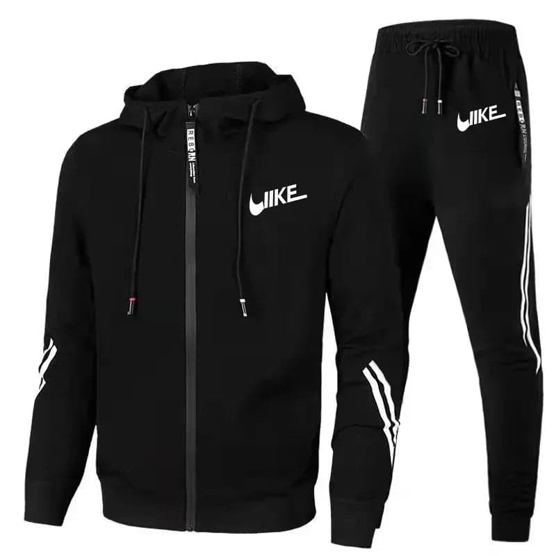 2024 New Men's Casual Suit Outdoor Fitness Jogging Sports Suit Men's Hoodie + Pants Set (S-4XL) New in Men's Sets Sports Suit - Boutique Beauté Santé 