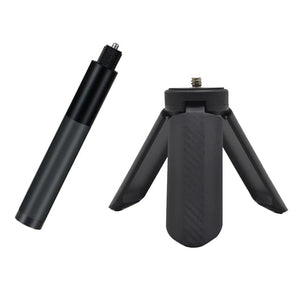 2in1 Metal Selfie Stick Tripod Lengthen Holder Telescopic Rod for DJI Osmo Pocket 2 3 Camera Gimbal Accessories