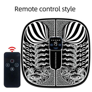 Remote Control EMS Foot Massage Pad Micro-current Pulse Physiotherapy Feet Massager Stimulation Muscle Improve Blood Circulation