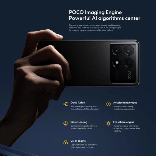 POCO-Smartphone X6 Pro 5G NDavid, version globale, 8 Go, 256 Go, 12 Go, 512 Go, 8300 pouces, AMOLED, appareil photo 64MP, OIS 67W, 6.67 mAh, 5000mAh