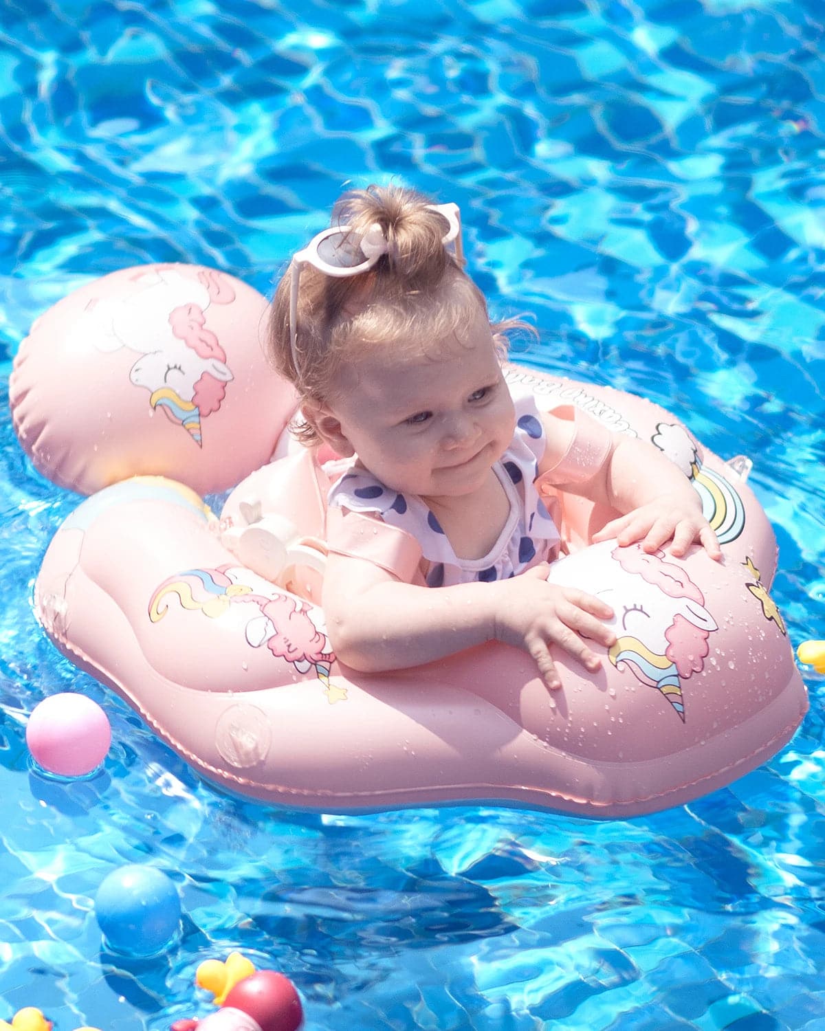 Joli bébé flotteur de piscine gonflable bébé flotteur de natation bébé anneau de flotteur de natation flotteur de piscine pour tout-petits pour 6-30 mois garçons filles flotteur d'entraînement de natation avec siège - Boutique Beauté Santé 