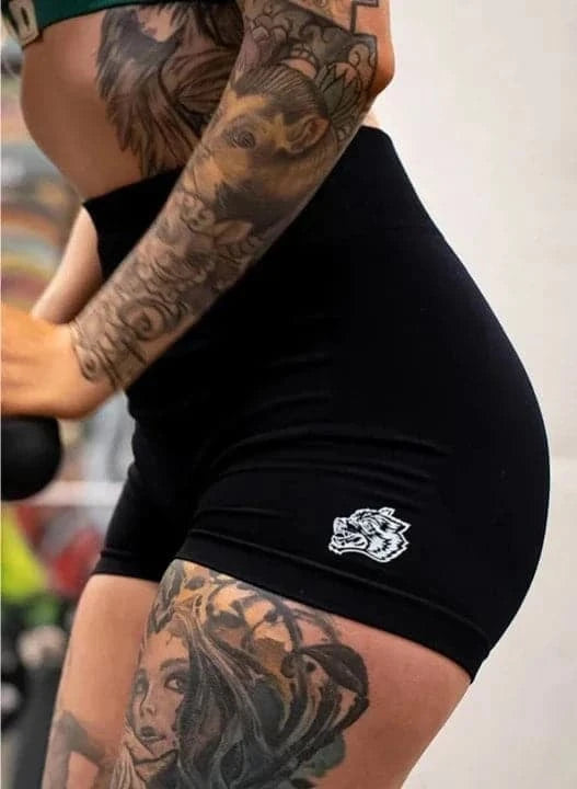 Darc Sports Seamless Biker Shorts Elastic High Waist Workout Yoga Pants for Women