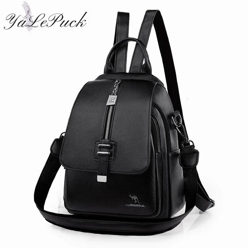 Women Backpack Designer high quality Leather Women Bag Fashion School Bags Multifunction Large Capacity Travel Backpacks mochila - Boutique Beauté Santé 