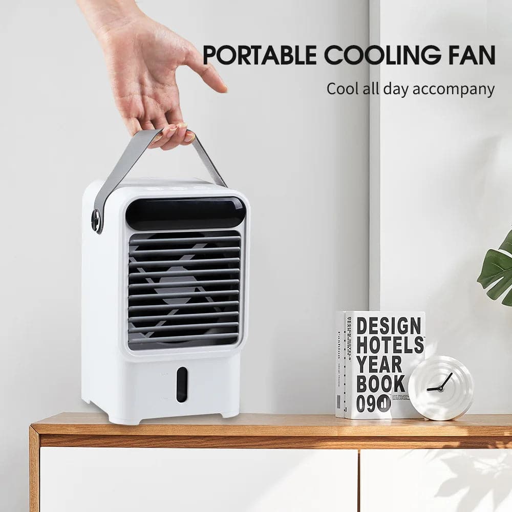 New USB Portable Colorful Air Conditioning Air Conditioner Air Cooler Fan Water Cooling Fan For Room Office Desk - Boutique Beauté Santé 