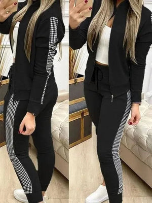 Spring 2 Piece Woman Set 2024 Women Two Piece Set Outfits Autumn Women's Tracksuit Zipper Top Pants Casual Sport Suit