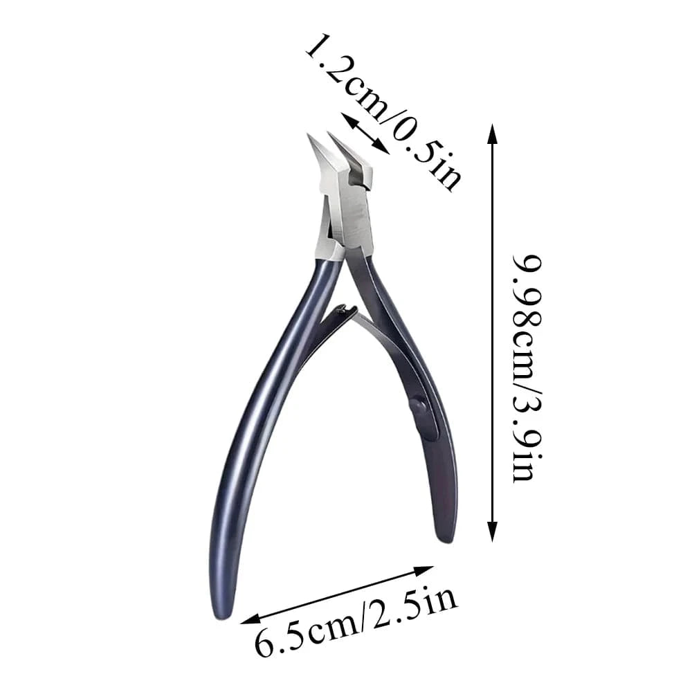 Professional Nail Clipper Cuticle Nippers For Paronychia Stainless Steel Nail Cutters Ingrown Toenail Scissors Manicure Tool