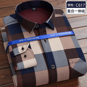 Chemise à carreaux à manches longues pour hommes, confortable, chaud, grande taille, optique plus sourire, décontracté, tendance de la mode, automne, hiver, nouveau, 2024