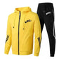 2024 New Men's Casual Suit Outdoor Fitness Jogging Sports Suit Men's Hoodie + Pants Set (S-4XL) New in Men's Sets Sports Suit - Boutique Beauté Santé 