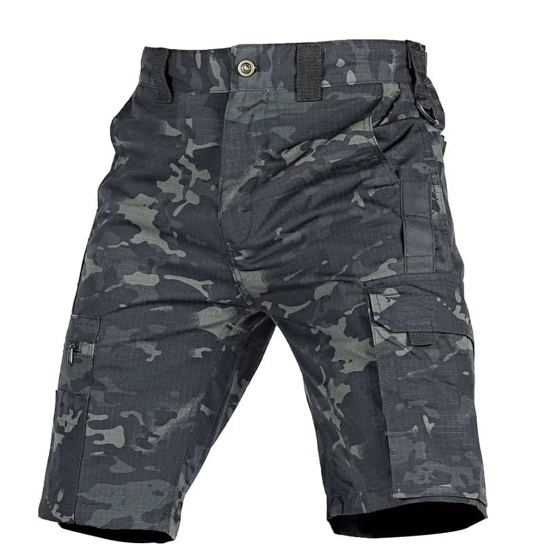 Summer Tactical Shorts Men Quick Dry Cargo Shorts Multi-Pocket Wear-Resistant Waterproof Short Trousers Outdoor Hiking Fishing - Boutique Beauté Santé 