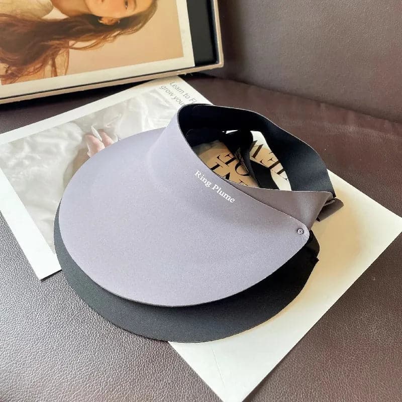 Easy to carry foldable sunscreen hat female summer new anti-ultraviolet outdoor outing hollow cap sunshade fashion sun hat - Boutique Beauté Santé 