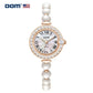 DOM 1565 Quartz Watch Women Diamond Round Golden Bracelet Watches Luxury Fashion Pointer Wristwatches Ladies Clock Birthday Gift - Boutique Beauté Santé 