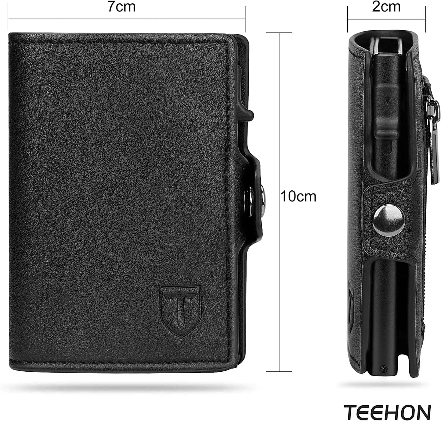 TEEHON Credit Card Holder for Men and Women |Men's Wallet | Men's Slim RFID Wallet | Men's Mini Card Holder - Boutique Beauté Santé 