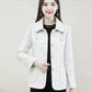 Fashion Short Small Fragrance Style Jacket High End Spring Autumn Women Suit Coat Elegant Mother Clothes Square Neck Outwear 6XL - Boutique Beauté Santé 