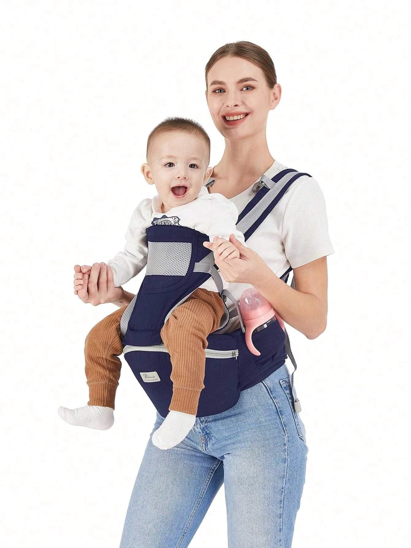 New Adjustable Ergonomic Baby Carrier With Hip Seat, Portable & Multifunctional, Suitable For Travel, Leisure And Daily Use - Boutique Beauté Santé 