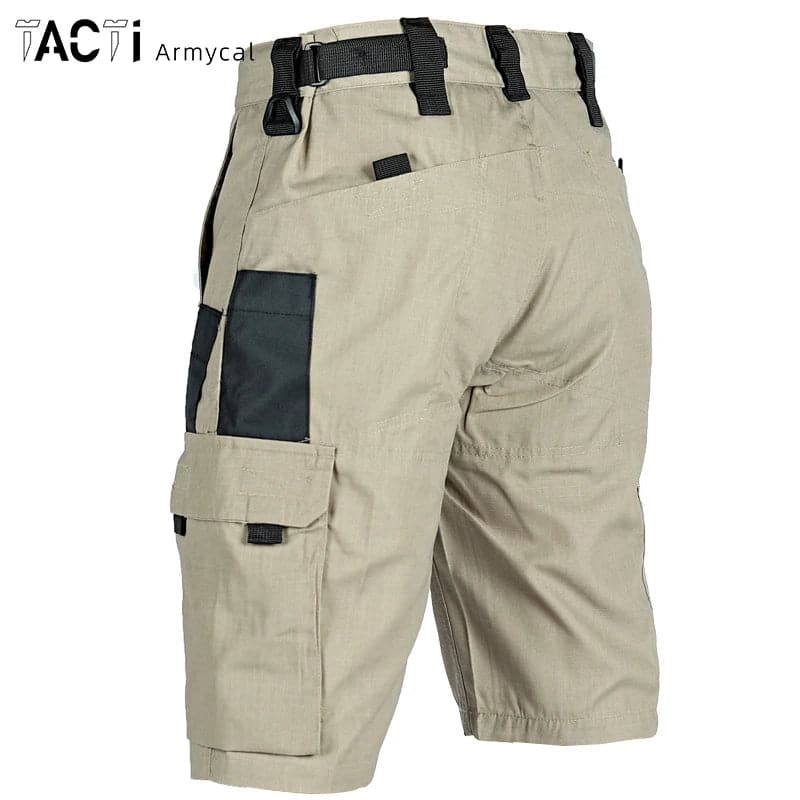 Summer Tactical Shorts Men Quick Dry Cargo Shorts Multi-Pocket Wear-Resistant Waterproof Short Trousers Outdoor Hiking Fishing - Boutique Beauté Santé 