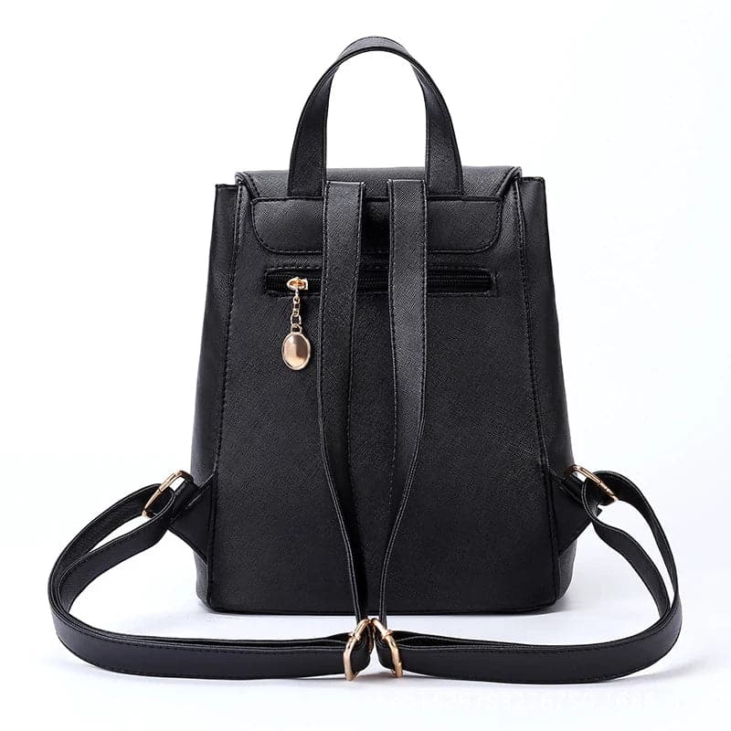 Backpack Women Pu Leather Female Backpacks Teenager School Bags Mochila Feminina Rucksack Mochilas Mujer School Backpack - Boutique Beauté Santé 