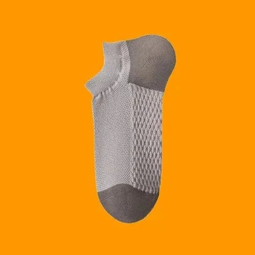 5/10 Pairs Massage Bottom Mesh Breathable Sweat-Absorbent Deodorant Summer Thin Men's Socks Men's Short Socks