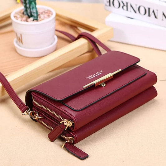 New Pu Leather Women Handbags Female Multifunctional Large Capacity Shoulder Bags Fashion Crossbody Bags For Ladies Phone Purse - Boutique Beauté Santé 