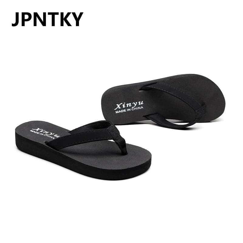 2024 Fashion Women Flip Flops Summer Beach Slippers Casual Outside Sandals Ladies Flat Flip-flop Shoes Leisure Slippers Slide - Boutique Beauté Santé 