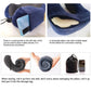 U-Shaped Memory Foam Neck Pillows Travel Soft Massage Cervical Pillow Set Sleeping Airplane Car Portable Mini Healthcare Bedding