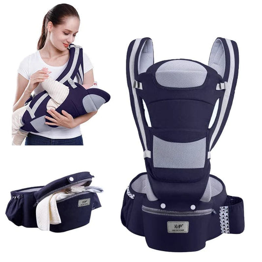 New Adjustable Ergonomic Baby Carrier With Hip Seat, Portable & Multifunctional, Suitable For Travel, Leisure And Daily Use - Boutique Beauté Santé 