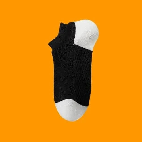 5/10 Pairs Massage Bottom Mesh Breathable Sweat-Absorbent Deodorant Summer Thin Men's Socks Men's Short Socks