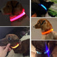 LED Glowing Dog Collar Rechargeable Luminous Collar Adjustable large Dog Night Light Pet Safety Collar for Small Dogs Cat - Boutique Beauté Santé 