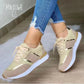 Sneakers Women Shoes Lace-Up Running Shoes Autumn Spring Leather Patchwork Female Casual Shoes Women's Vulcanized - Boutique Beauté Santé 