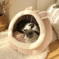 Cat Bed House Kennel Nest Round Pets Sleeping Cave Kitten Beds Pet Basket Cozy Kitten Lounger Cushion Cat House Tent Dog House - Boutique Beauté Santé 