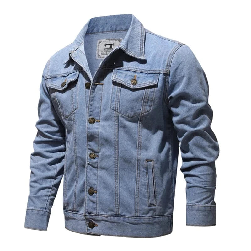 Large Size 5XL Spring New Men's Denim Jacket Male Korean Version of The Trend Handsome Outer Clothes Student Jacket Men