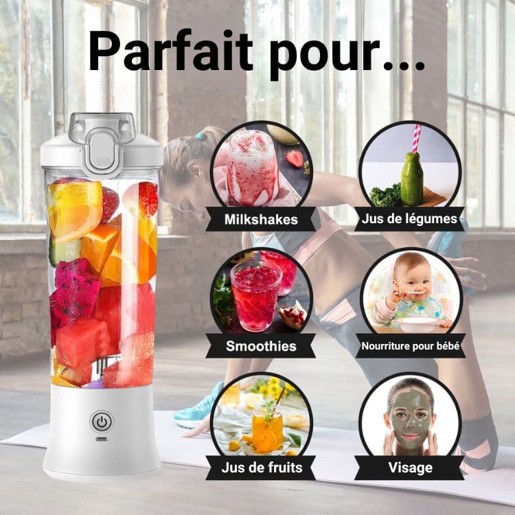 VitaFusion - Le mixeur de poche pour smoothies et shakes délicieux - Boutique Beauté Santé 